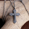 Custom 925 Sterling Silver Trinity Cross Pendant for Sacred Grace & Holy Salvation