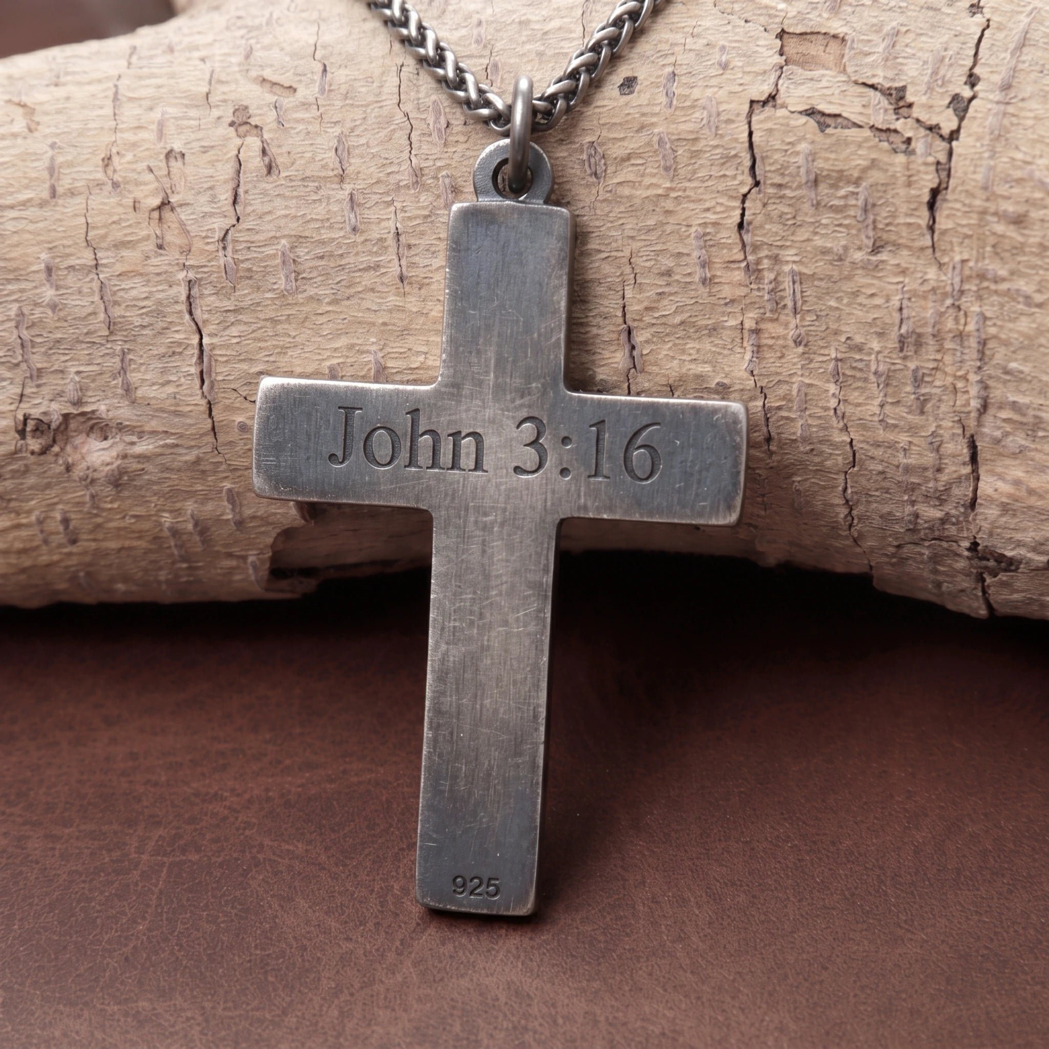 Custom 925 Sterling Silver Sunburst Cross Pendant for Heavenly Guidance & Eternal Light