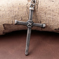 Sacred 925 Sterling Silver Wooden Beam Cross Pendant Protecting Your Faith and Soul