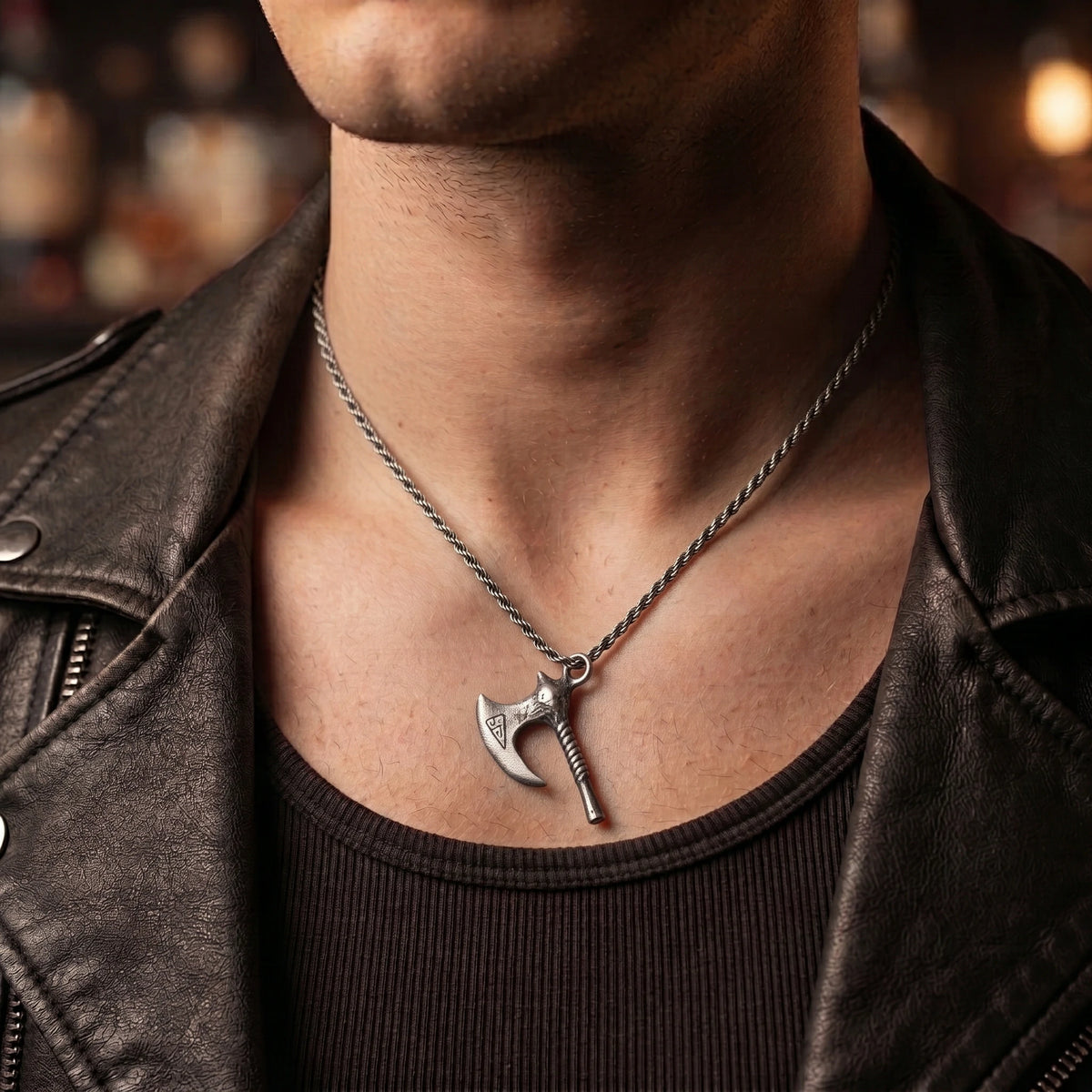 925 Sterling Silver Forged Viking Axe Pendant Delivering Rugged Edge And Fearless Power