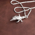 925 Sterling Silver Holy Nail Crucifixion Hand Pendant Bearing His Eternal Sacrifice