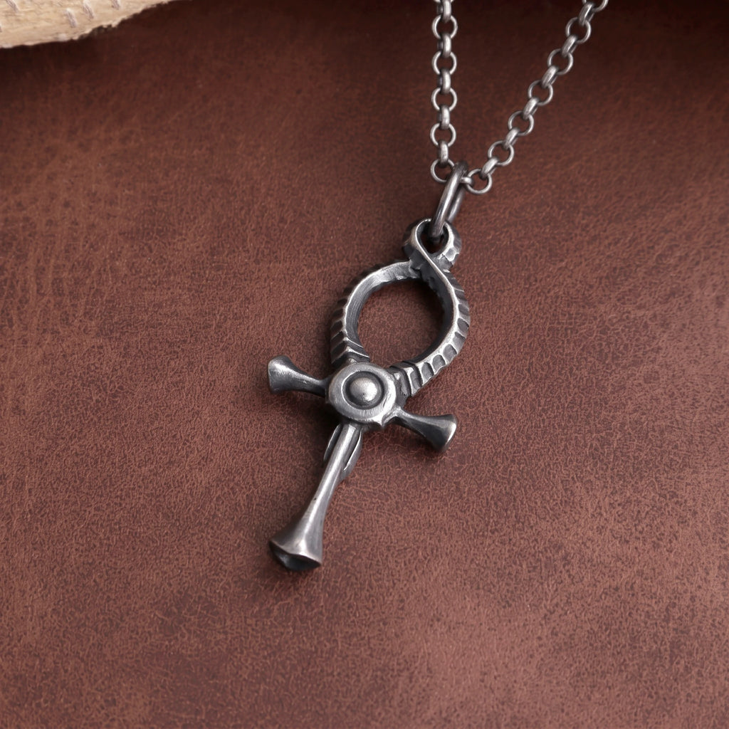 925 Sterling Silver Ankh Key Of Life Cross Pendant Sacred Symbol Of Eternal Divine Breath