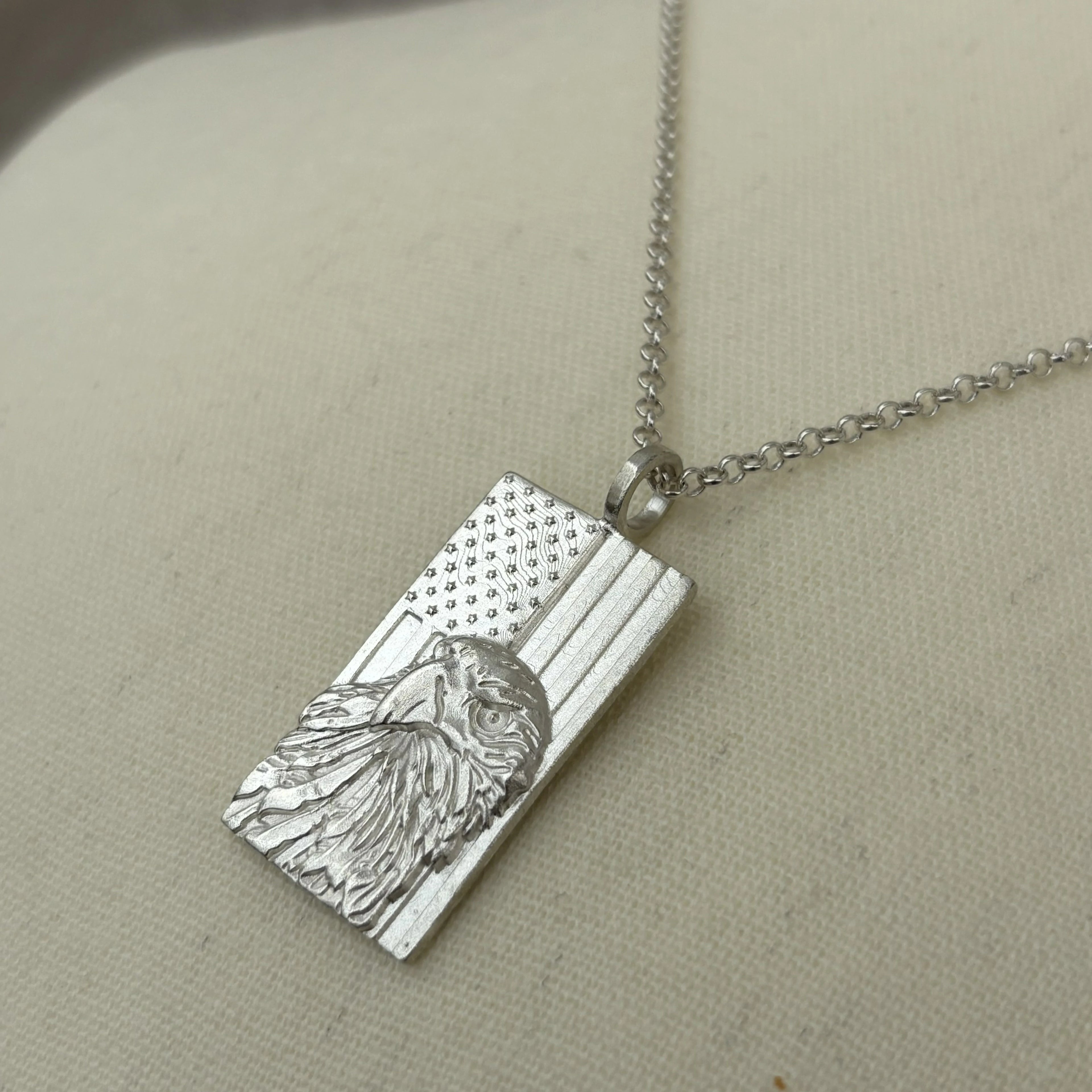 Sovereign Wings Radiant Cross, Solid 925 Sterling Silver Faith & Freedom Necklace