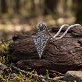 925 Sterling Silver Norse Arrowhead Pendant Channeling Raw Power And Focus