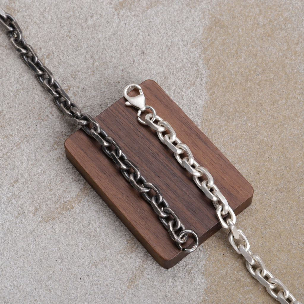 925 Sterling Silver Cable Chain Anklet | Unisex Summer Vacation Gift