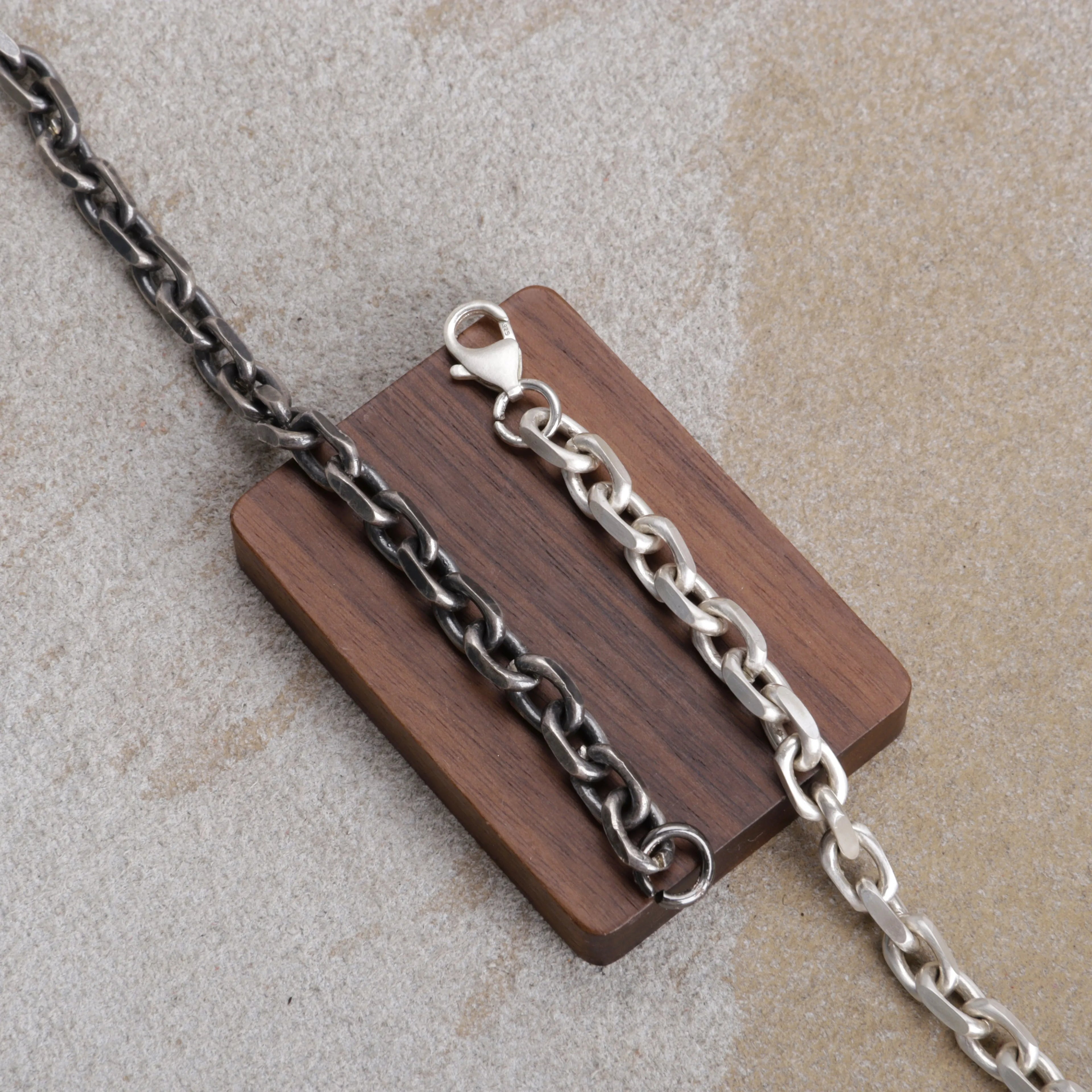 925 Sterling Silver Cable Chain Anklet | Unisex Summer Vacation Gift