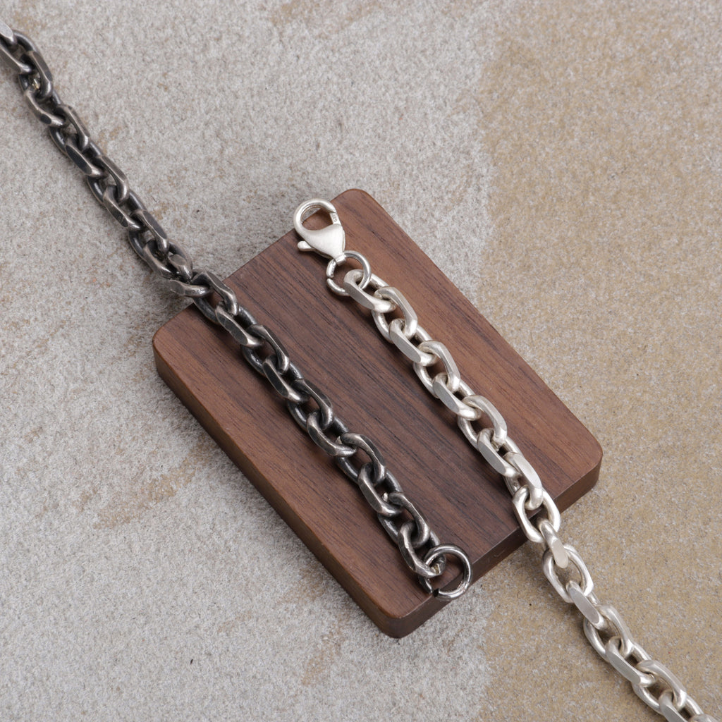 925 Silver Cable Chain Anklet | Unisex Summer Vacation Gift