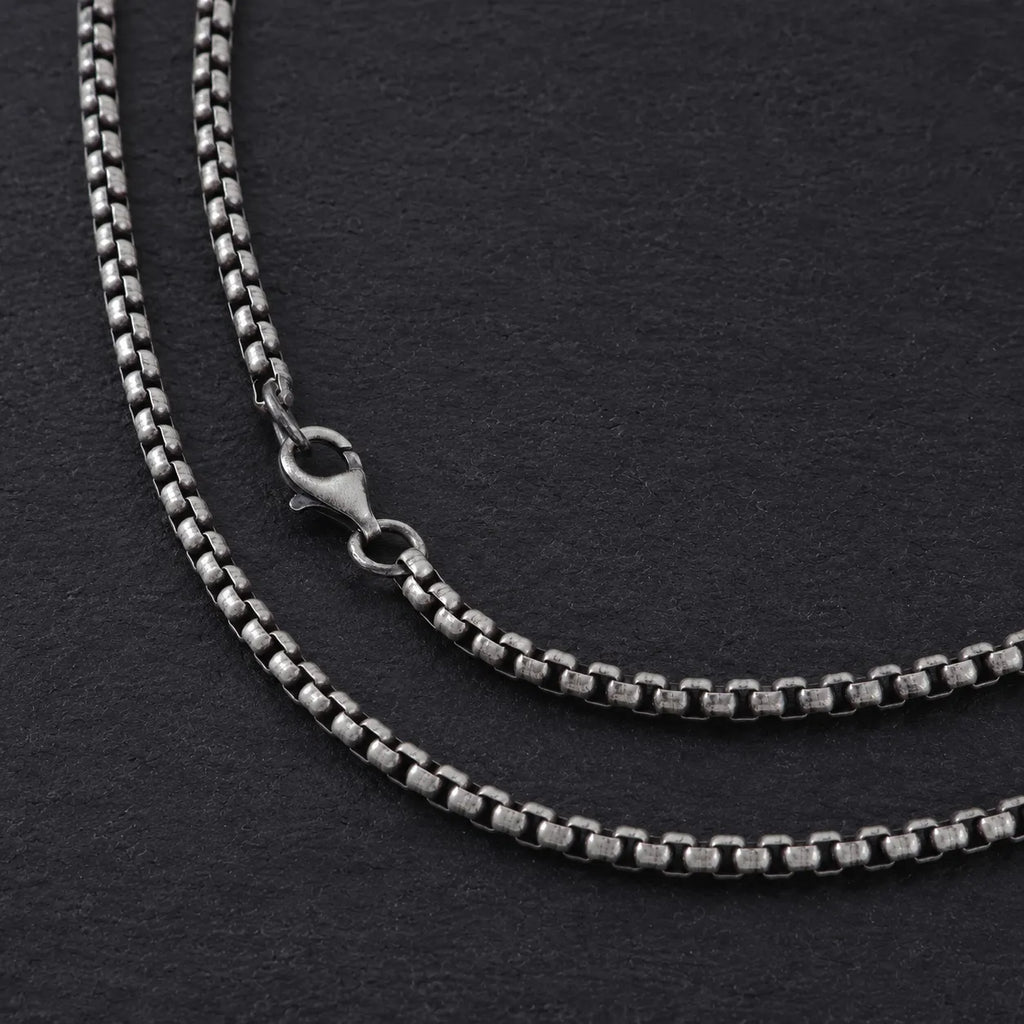 925 Sterling Silver Box Chain Anklet - Perfect Vacation Gift for Him & Her