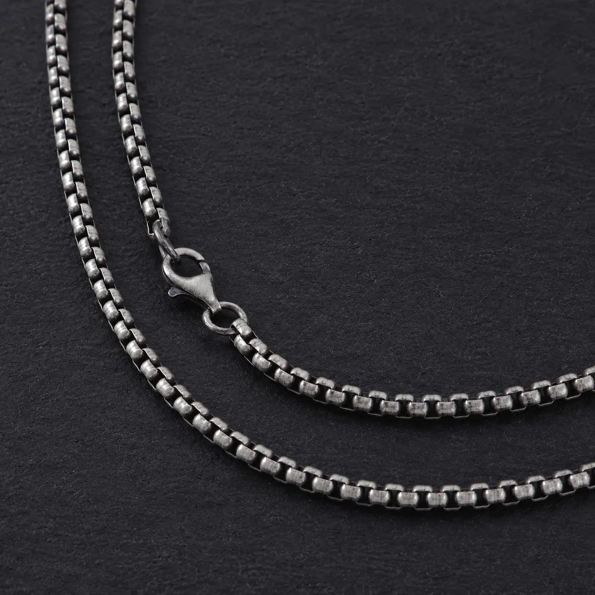925 Sterling Silver Box Chain Anklet - Perfect Vacation Gift for Him & Her
