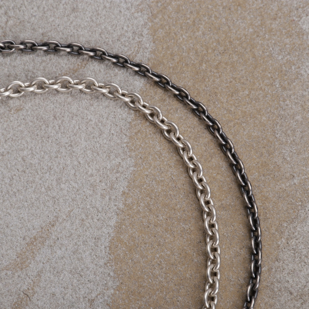 925 Sterling Silver Oval-shaped Anklet-3mm-10mm-Cable Chain For Unisex