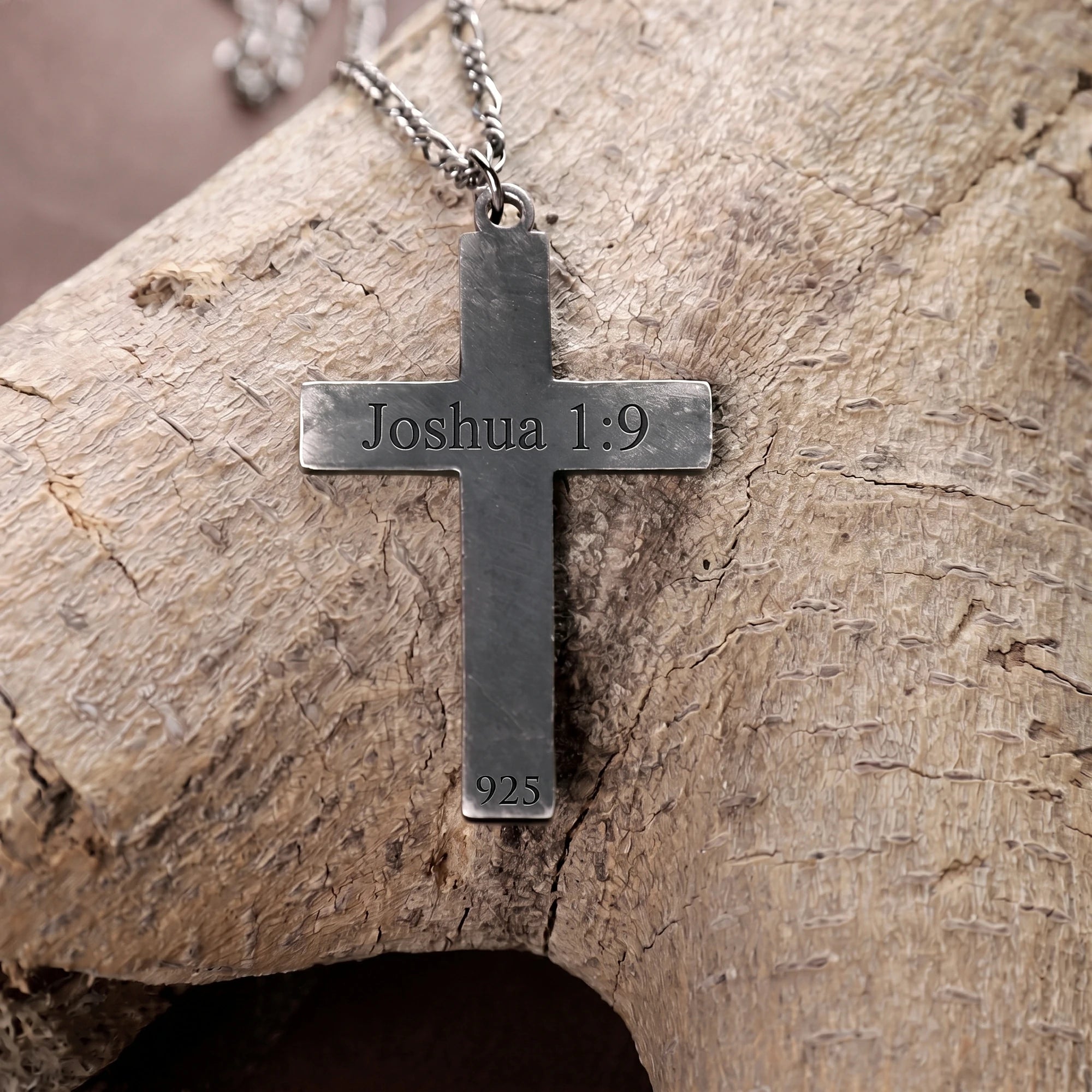 925 Sterling Silver Celtic Trinity Cross Durable Engravable Pendant Faith Gift