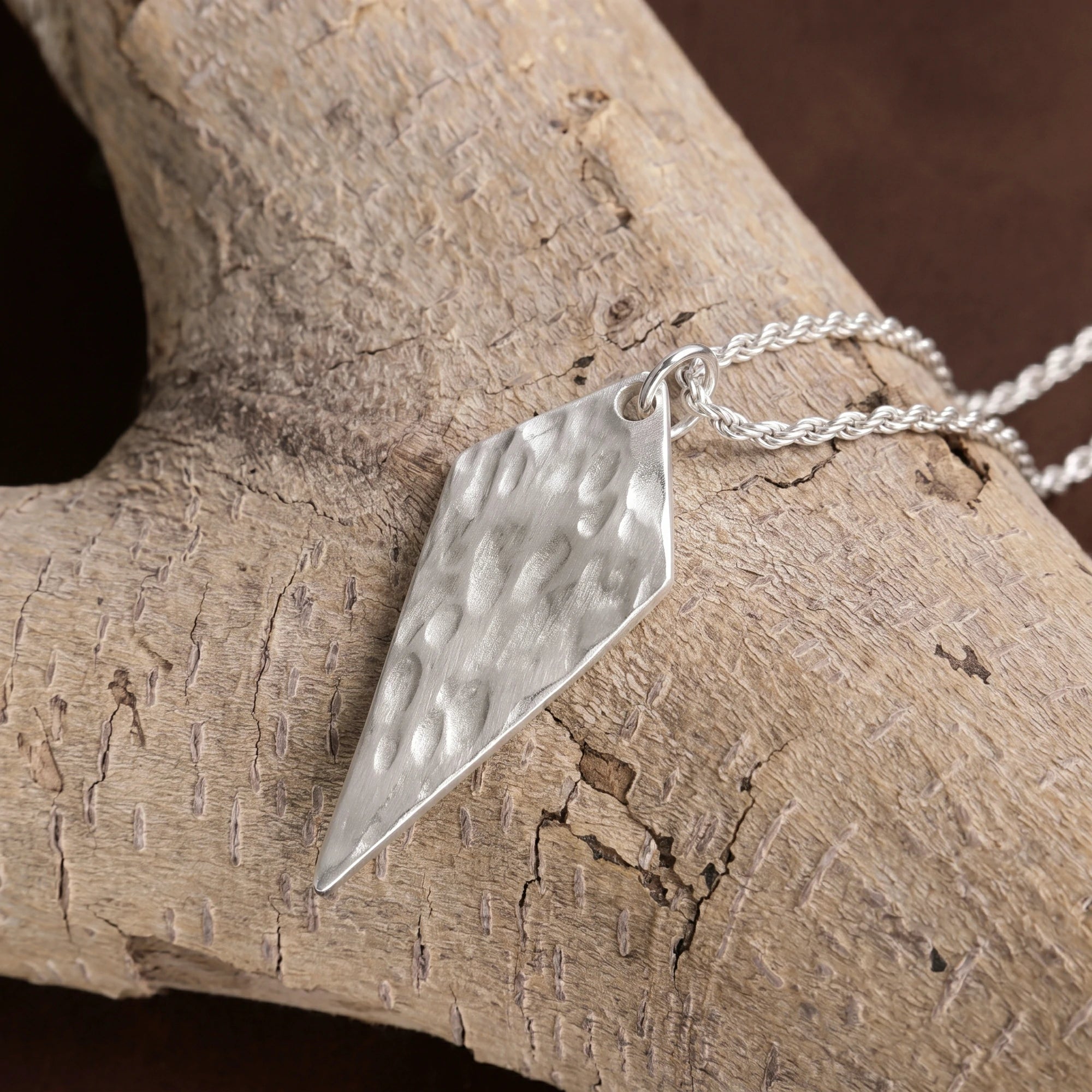 925 Sterling Silver Arrowhead Pendant for Courage and Unshakable Focus