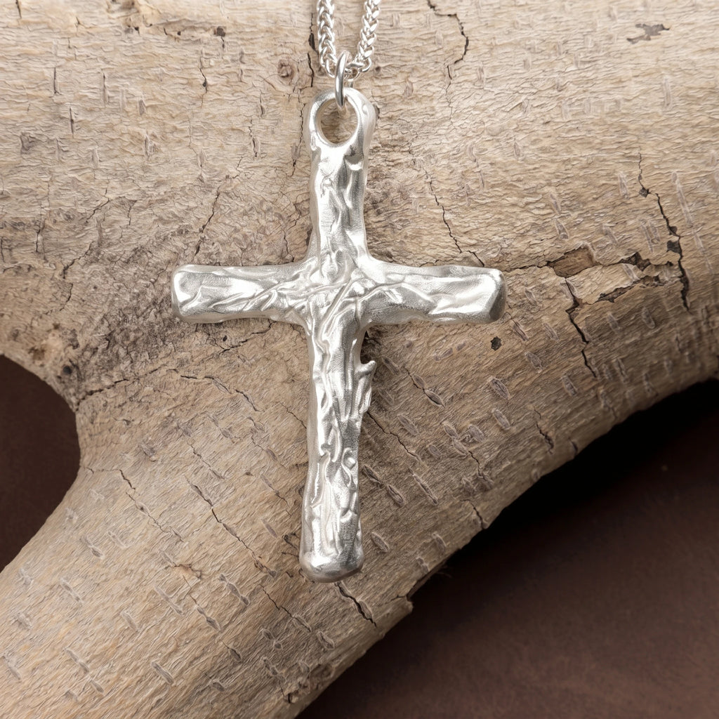 Sacred 925 Sterling Silver Lord Jesus Crucifix Pendant Jewelry