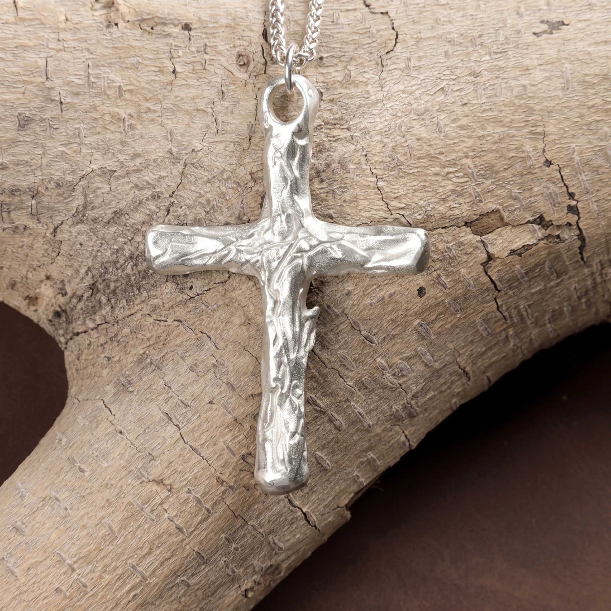 Sacred 925 Sterling Silver Lord Jesus Crucifix Pendant Jewelry