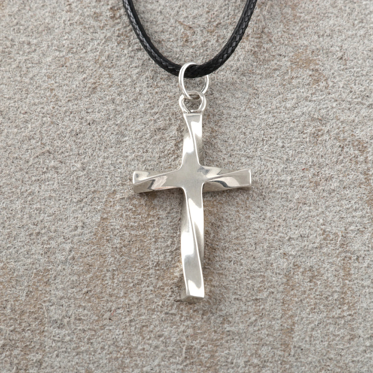 925 Sterling Silver Infinite Mobius Holy Cross Durable Faith Pendant Necklace