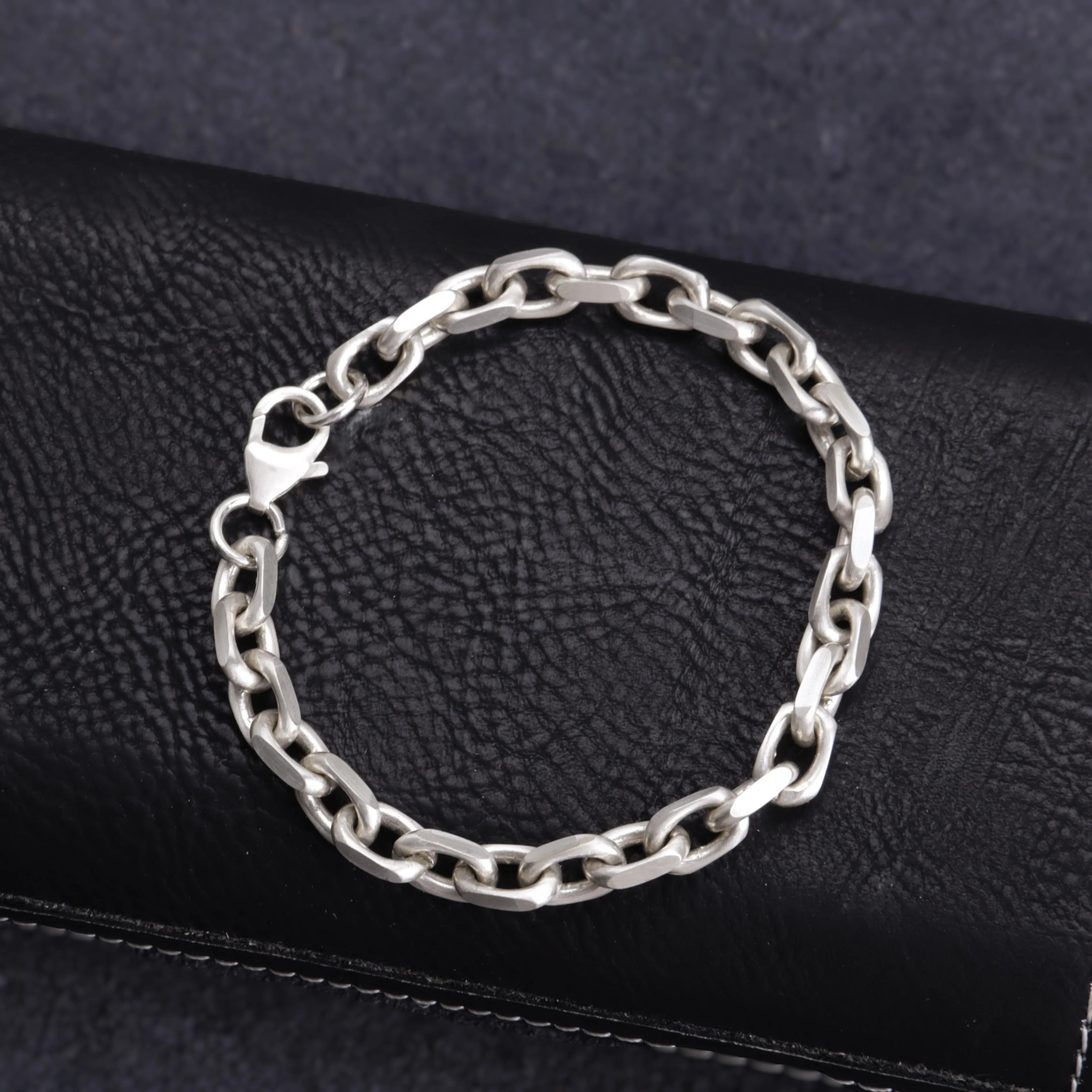 925 Sterling Silver Cable Chain Anklet | Unisex Summer Vacation Gift