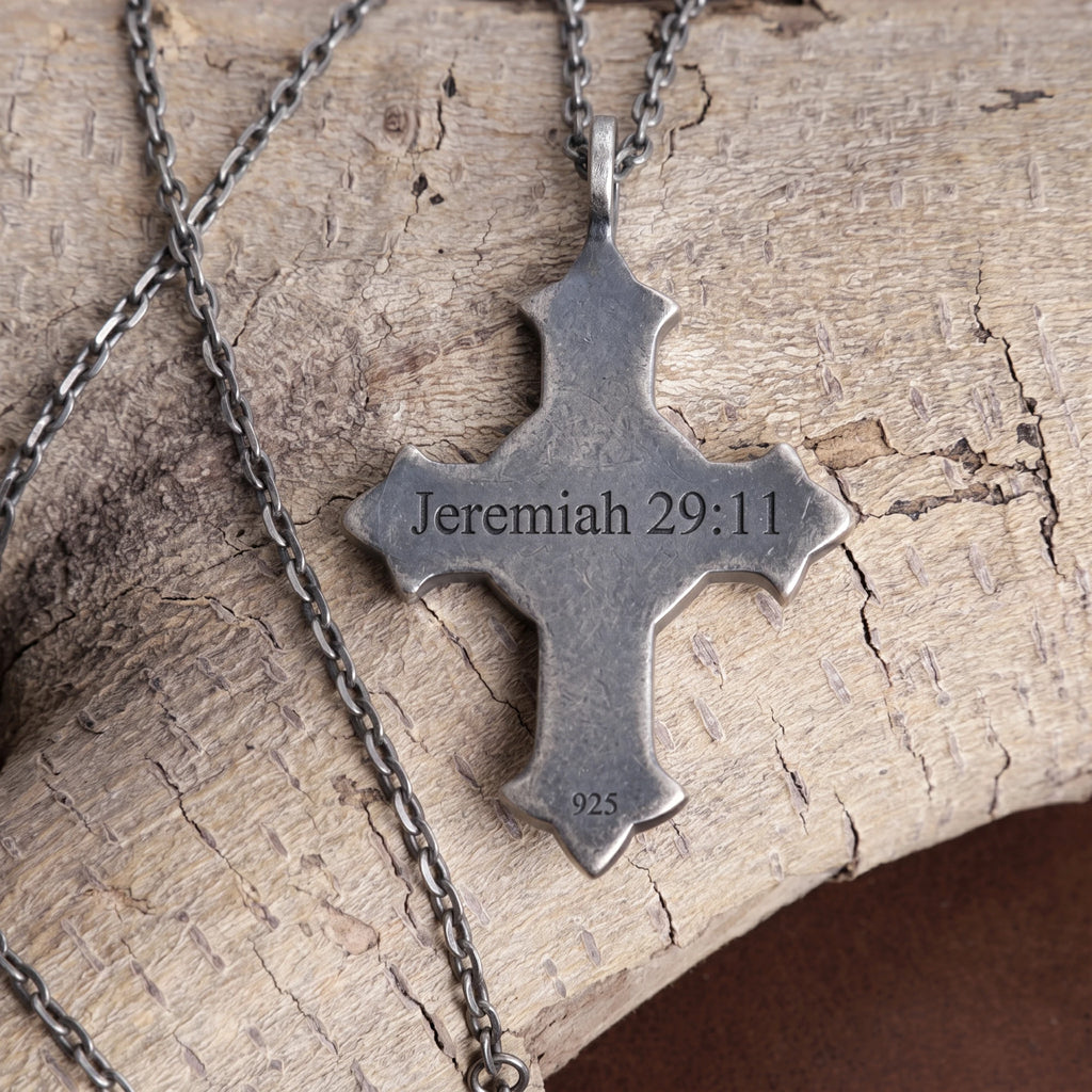 Custom 925 Sterling Silver Celtic Cross Pendant Enclosing Your Heart In Eternal Holy Light