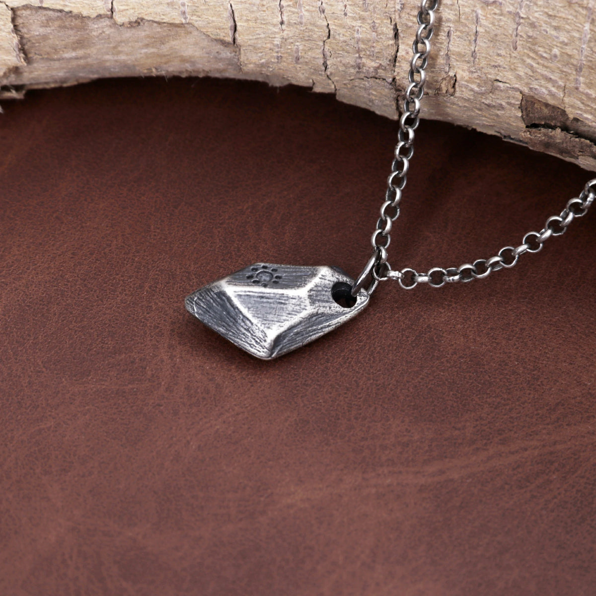 925 Sterling Silver Sun Wishing Stone Pendant Radiant With Solar Energy And Hope